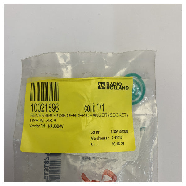 Обратим USB 2.0 панелен конектор за монтаж Neutrik NAUSB-W-B