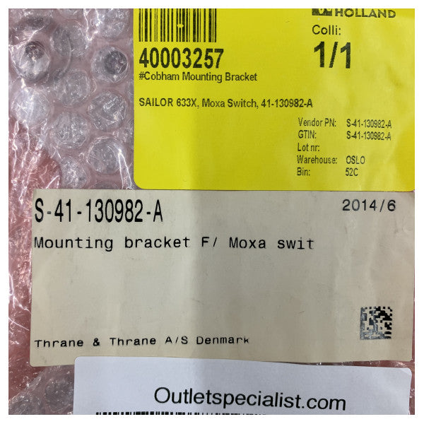 Cobham S-41-130982-A marin monteringsfästesplatta