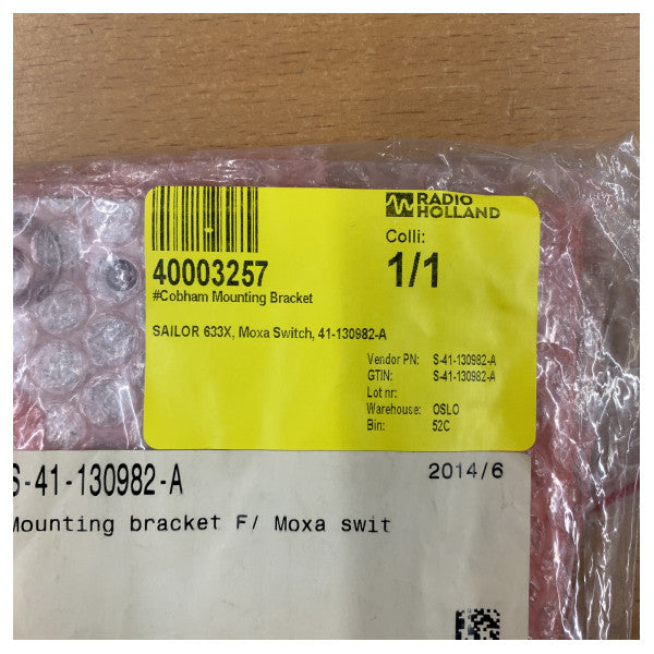 Cobham S-41-130982-A marin monteringsfästesplatta