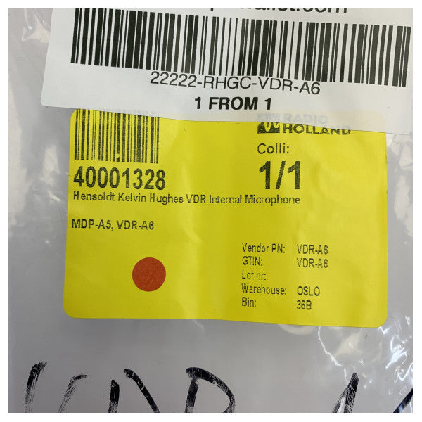 Deniz VDR için Kelvin Hughes VDR-A6 İç Mikrofon Ünitesi