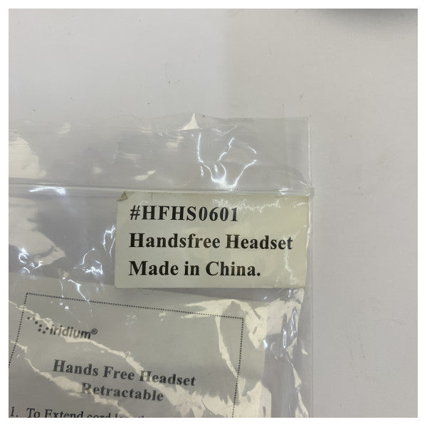 Iridium HFHS0601 Freisprech-Headset für Satellitentelefone