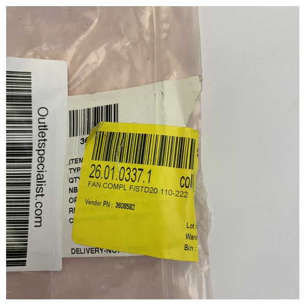 EBM PAPST STD20-110-222 Морски индустриален охлаждащ вентилатор