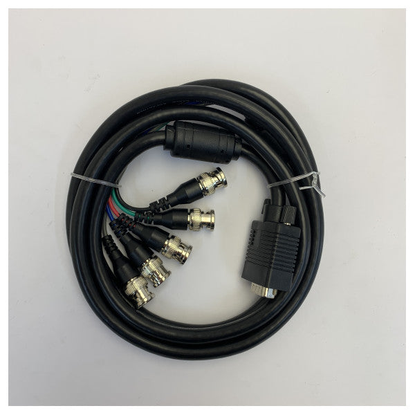 EK553SW-2 كابل فيديو بحري RGBHV - كابل عرض كمبيوتر VGA إلى BNC - 2م