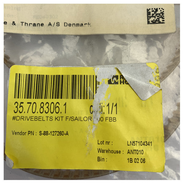 Thrane & Thrane S-88-127260-A Kit di ricambi marini - cinghie di trasmissione