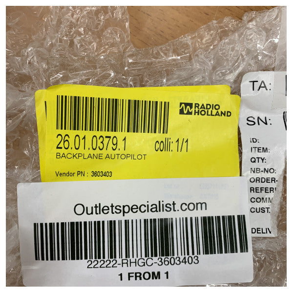 Raytheon 3603403 Placa de interfaz de electrónica marina - Repuesto para control de navegación