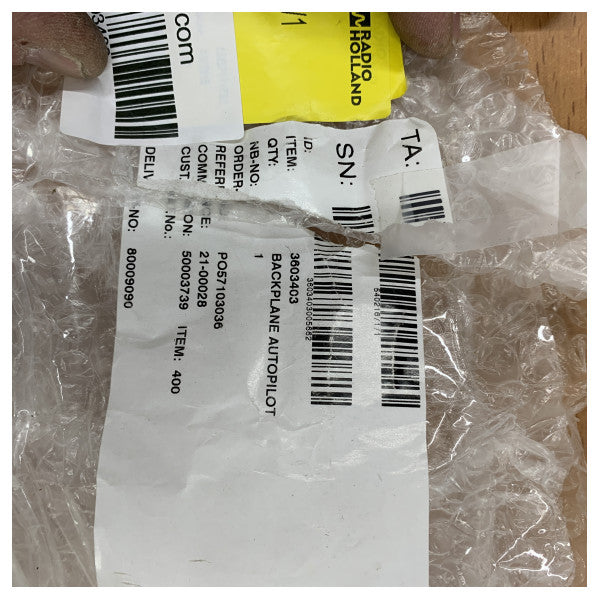 Raytheon 3603403 Placa de interfaz de electrónica marina - Repuesto para control de navegación