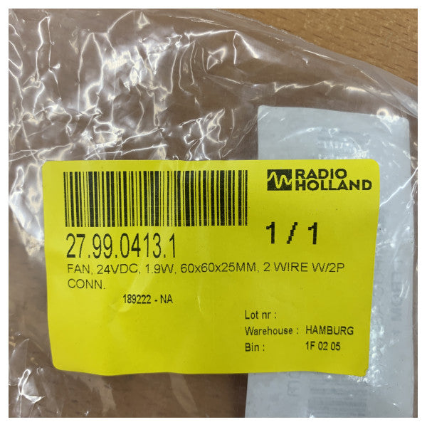 Panasonic ASFN66372 DC мотор на охлаждащ вентилатор - морски клас, защитен от прах/влага