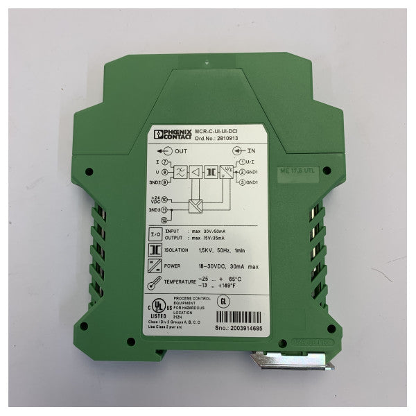 Phoenix MCR-C-UI-UI-DCI industriell signalomformer