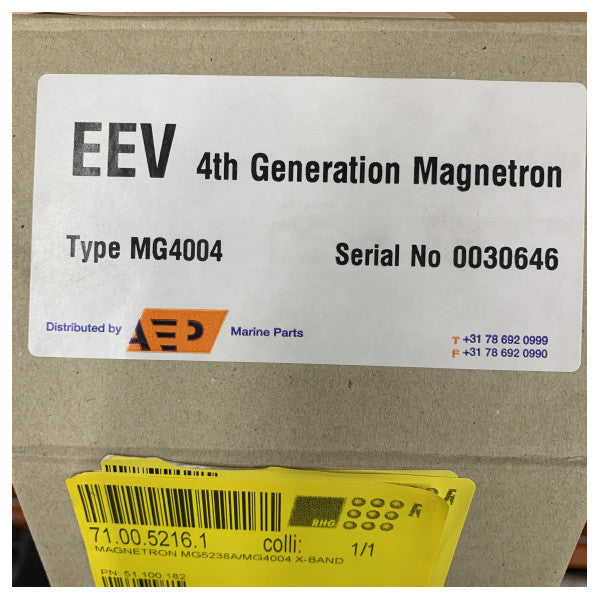 EEV e2v MG5238A-MG4004 магнетрон морського радара X-діапазону