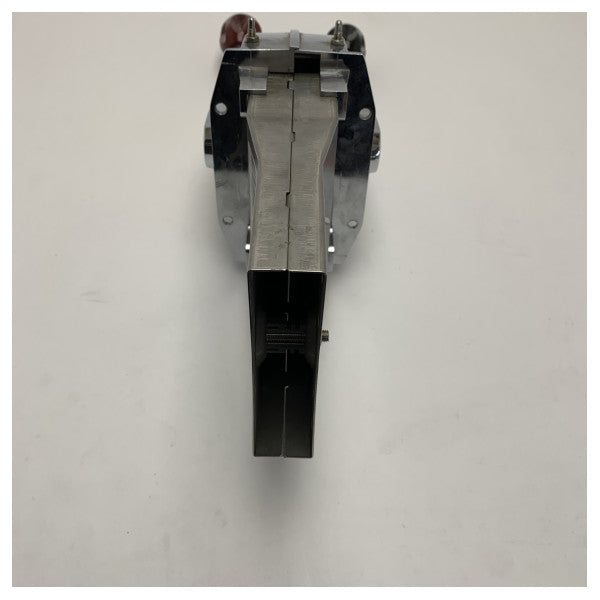 مقبض دواسة مزدوج من الفولاذ المقاوم للصدأ Hi-Lex للتحكم في المحرك وعلبة التروس Morse