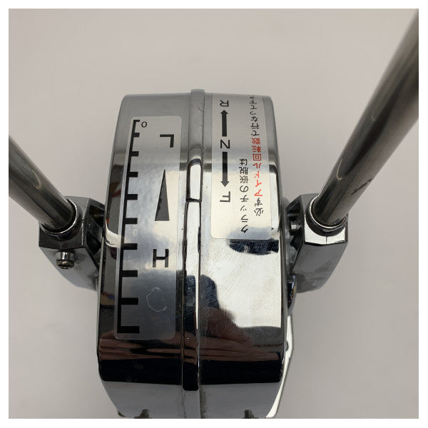 Hi-Lex RVS Dubbele Gashendel voor Motor- en Versnellingsbakbediening Morse