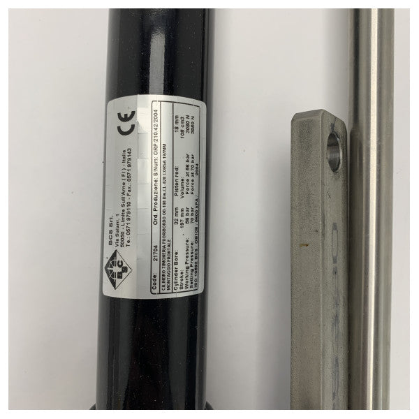 BCS OB-108 - 19304 hydraulischer Steuerzylinder für Außenbordmotoren - 197 mm - 3500N