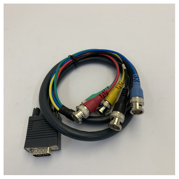 Kramer C-GM-5BM-3 Cabo de vídeo VGA para 5 BNC RGBHV - 0,9 m (3 pés)
