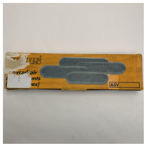 فتحة سحب الهواء من الألمنيوم المؤكسد Vetus ASV060A مع فتحات 60 سم