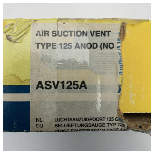 Vetus ASV125A Engine Room Vent 125pk Aluminium 730 x 178 mm