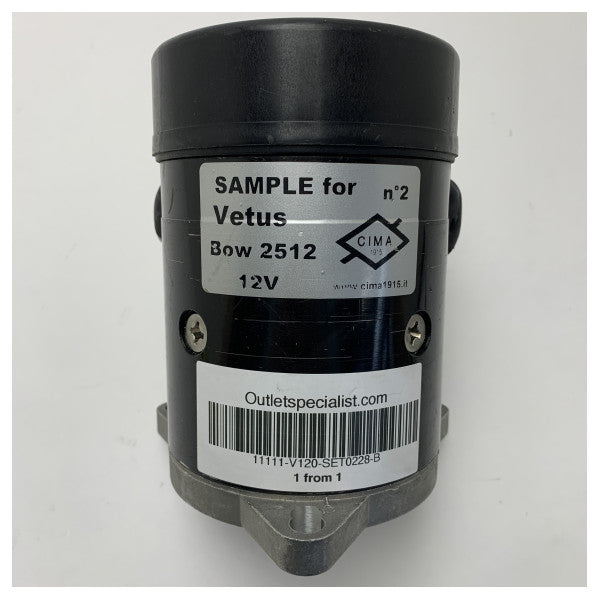 Vetus BOW2512 25 KGF 12V Bowthruster Elektromotur b'Relais