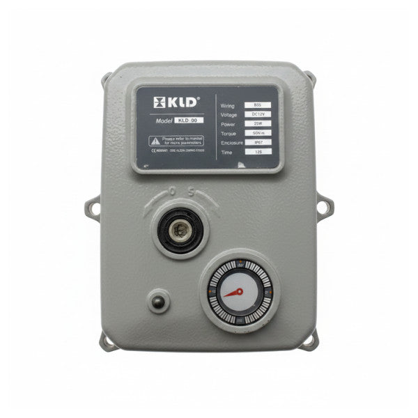 KLD 500-1 Electric Valve Actuator 12V 50Nm IP67 Marine-Grade - High Torque