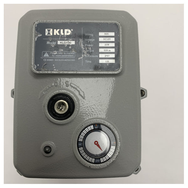 KLD 500-1 Electric Valve Actuator 12V 50Nm IP67 Marine-Grade - High Torque