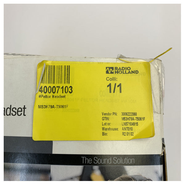 3M Peltor M53H79A-T5061F Marine Communication Headset with Coiled Cable