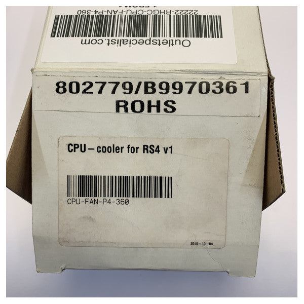 Transas RS4-02 PC CPU-kylfläkt CPU-FAN-P4-360 reservdel