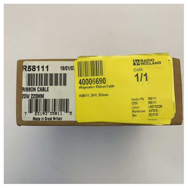 Raymarine R58111 Ribbon Cable - 20W 220mm Marine Electronics Internal Spare Part