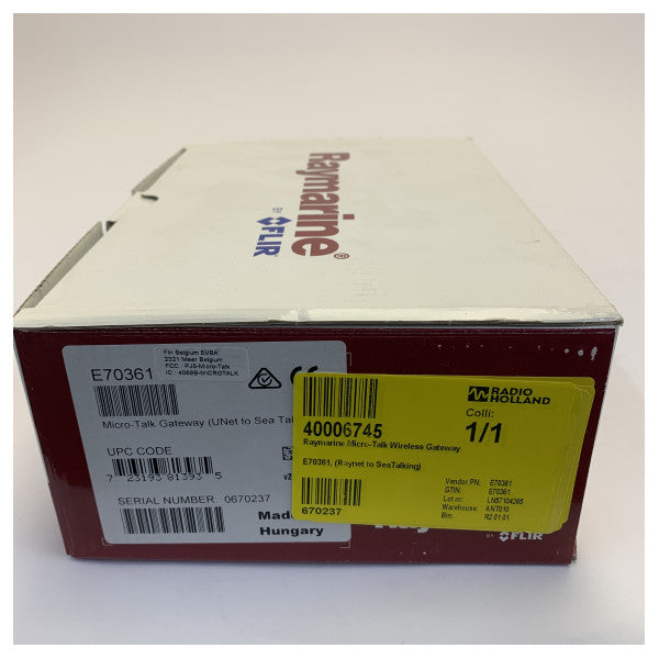 Raymarine Micro-Talk Wireless Performance Sailing Gateway E70361 incl Cable