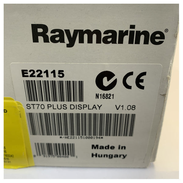 Raymarine ST70+ Multi-Function Instrument Display E22115