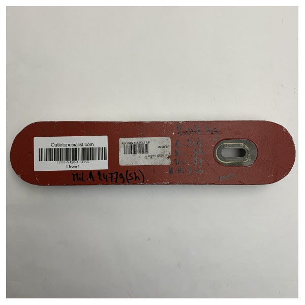 Vetus ALU35C Denizcilik Alüminyum Gövde Montaj Anodu Korozyon Koruması için