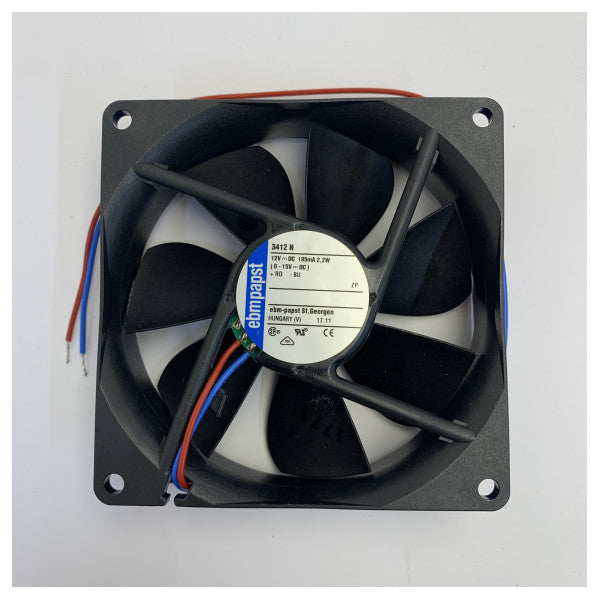 Ebm-papst 612N2GHH Αξονικός Ανεμιστήρας Ψύξης 12VDC 3.7W 60x60x25mm 3-καλωδίων - Νέο