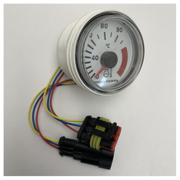 Volvo Penta Medidor de Temperatura del Motor 0-90�C 52 mm - 874710