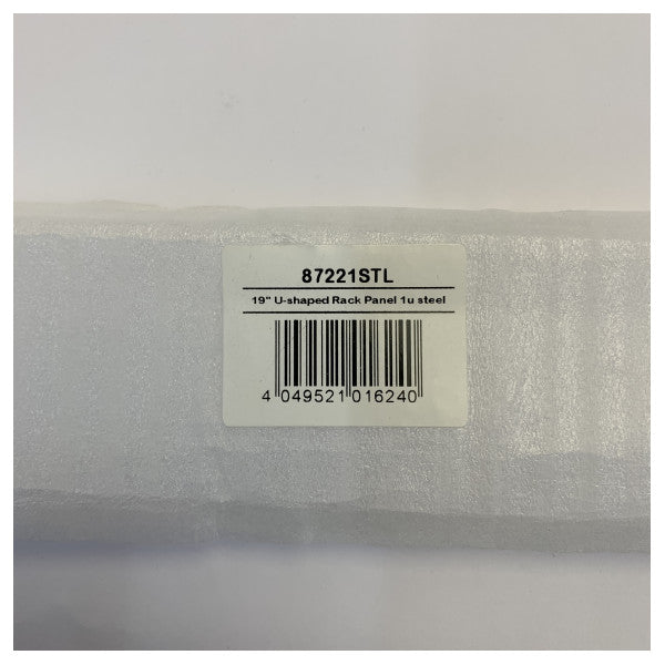 19 İnç 1U Çelik Rack Kör Panel Mat Siyah 87221STL - Deniz Tipi