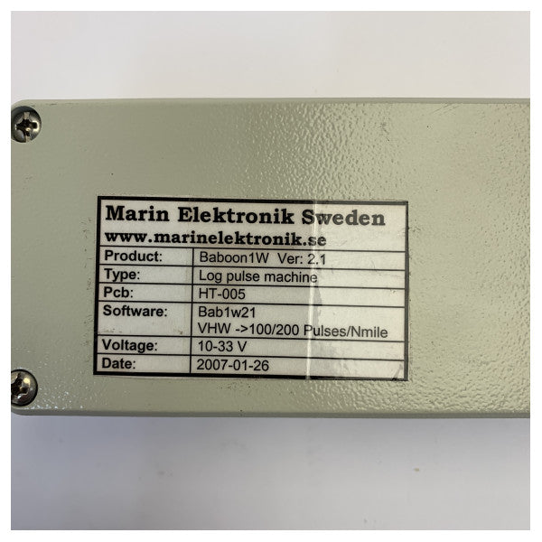Marin Elektronik Sweden BABOON 1W NMEA0183 Speed Through Water Converter 12/24V