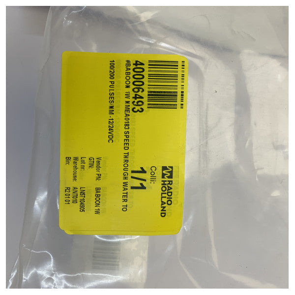 Marin Elektronik Sweden BABOON 1W NMEA0183 Speed Through Water Converter 12/24V