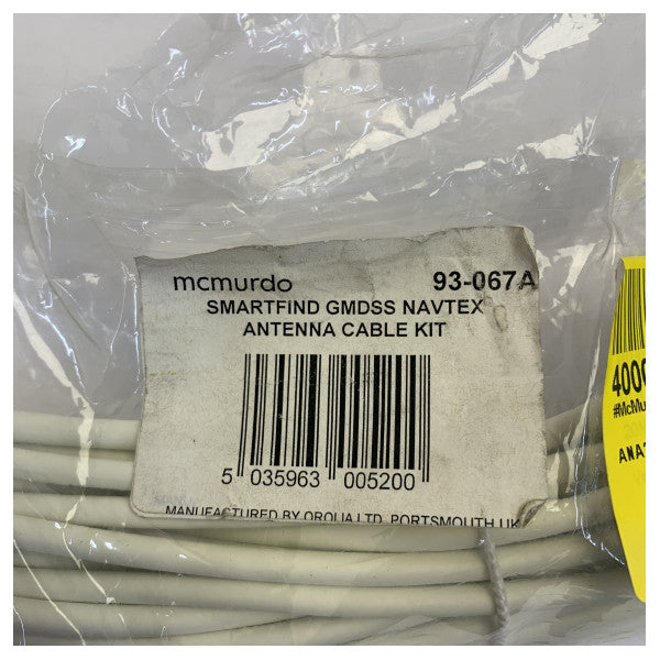 McMurdo ANA2 Antenna Cable Kit 20m 93-067A