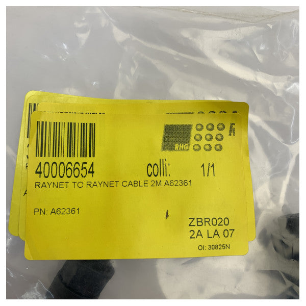 Raymarine RayNet F to RayNet F Ethernet Cable 2m A62361