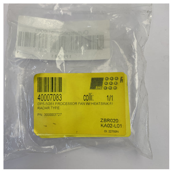 SAM Electronics Processor Cooling Fan for RADAR 100 DP5-5G51