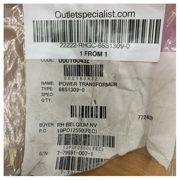 Furuno DS-320/520 Speed Log Power Transformer 66S1309-0 | Marine Electronics