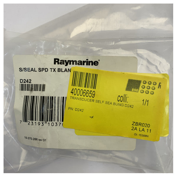 Raymarine D242 ST800 Self Seal Transducer Bung Airmar Blanking Plug
