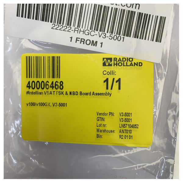 Conjunto de placa FSK e NBD VSAT Intellian V3-5001 para v100 e v100GX Marine Satelli