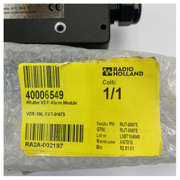 Rutter VDR-100 alarmmodul RUT-00675 marineelektronik voyage data recorder