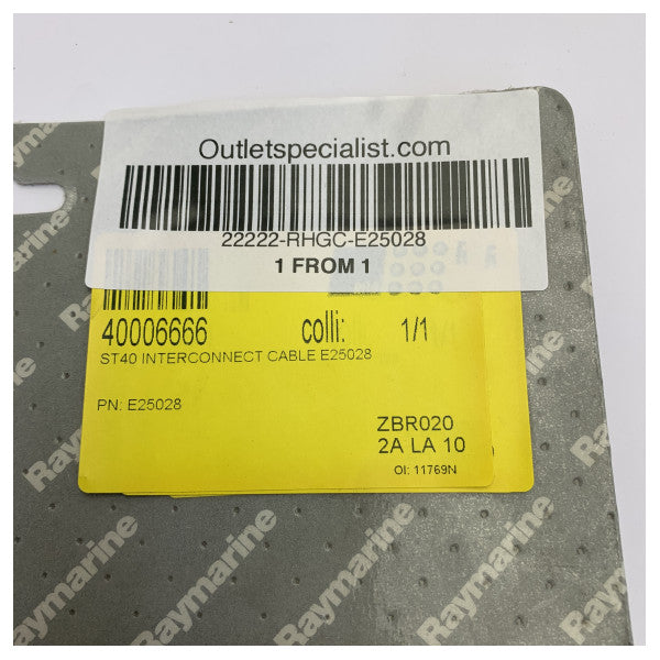 Kit cavo di interconnessione Raymarine SeaTalk ST40 E25028