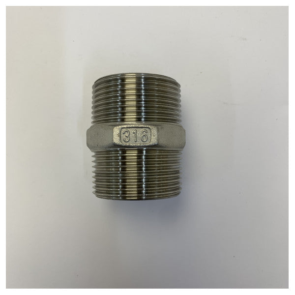 Osculati 1 1/4inch AISI 316 Stainless Steel Pipe Nipple 17.125.05