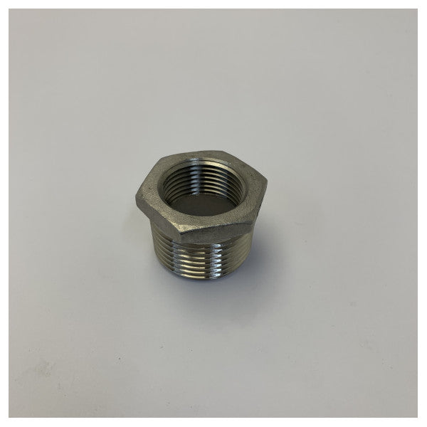 Osculati Reducer із нержавіючої сталі, зовнішня-внутрішня різьба 1 x 3/4 дюйма - 17.321.04