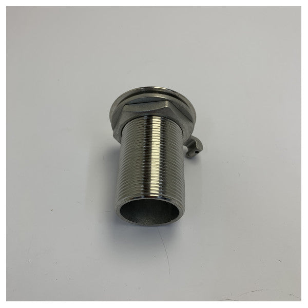 Osculati 1 1/2inch Flush Mount Thru-Hull Skin Fitting AISI 316 1752505