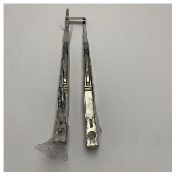 Zestaw ramion wycieraczek morskich Vetus ze stali nierdzewnej - 308 - 393 mm - DINSD