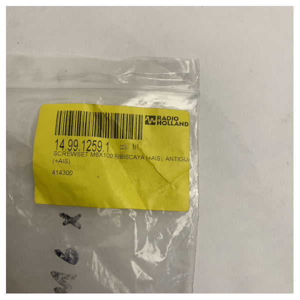 RR Electronics Marine Stainless Steel M6 x 100mm Electronic Screw