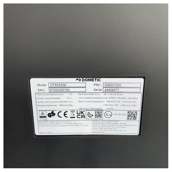 Dometic CFX5 55 IM Box refrigerato a compressore 55L Alimentazione 12/24/230V - 97000050762