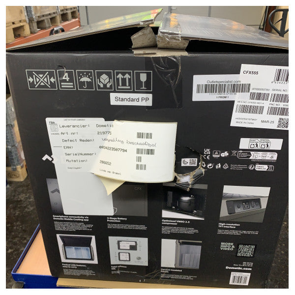 Dometic CFX5 55 Frigorifero portatile 55L con compressore e raffreddamento 12/24/230V - 97000050783