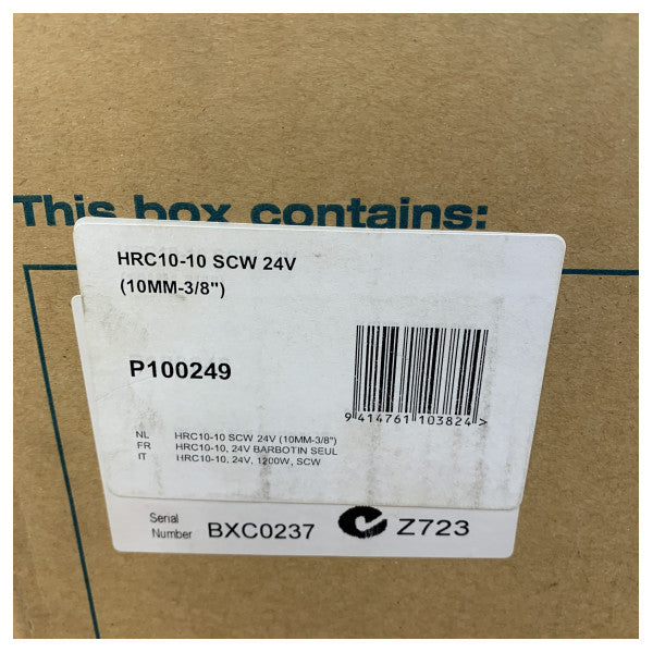 Maxwell HRC10-10 Horizontale Ankerwinde für Seil/Kette 24V 1200W