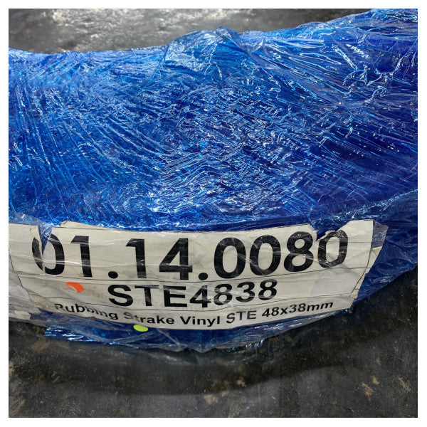 Vetus Vinyl rubbing Strake Griż Skur 48x38mm 20m